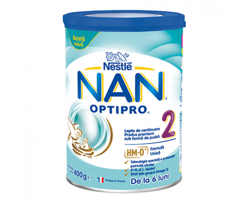 Адаптирано мляко Нан 400г 2 Адаптирано мляко Нан 400г 2