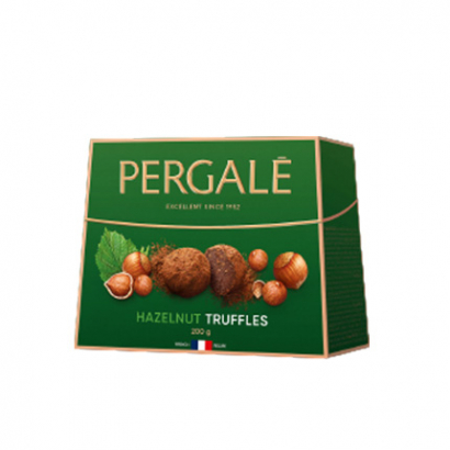 Шоколадови бонбони Пергале трюфел 200г Лешник Шоколадови бонбони Пергале трюфел 200г Лешник