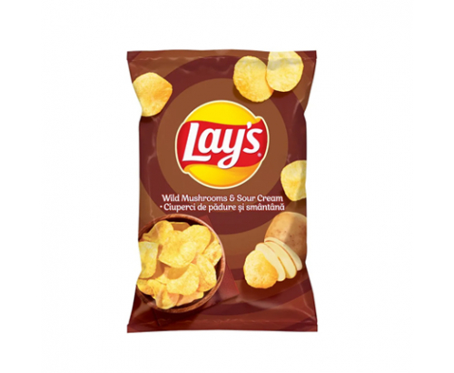 Чипс Лейс 125г Гъби и сметана Чипс Лейс 125г Гъби и сметана