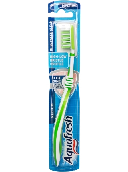 Четка за зъби Аквафреш Почистване между зъбите Четка за зъби Аквафреш Почистване между зъбите