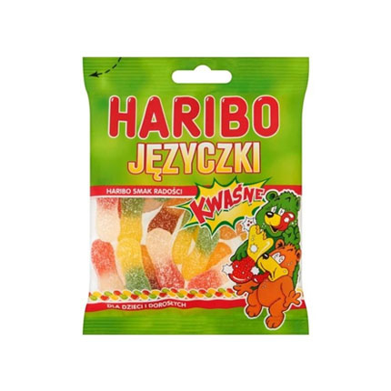 Желирани бонбони Харибо 100г Мечешки езичета