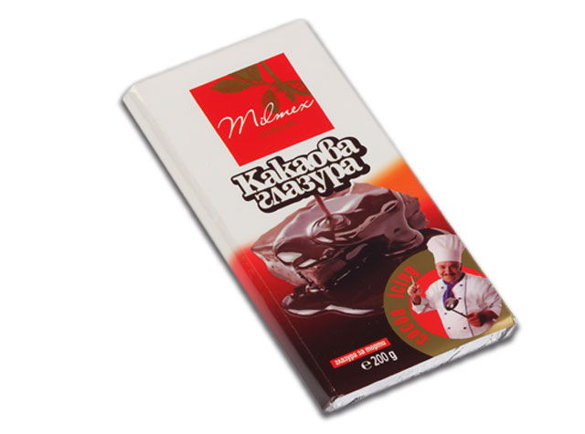 Шоколадова глазура Милмекс 200г Шоколадова глазура Милмекс 200г