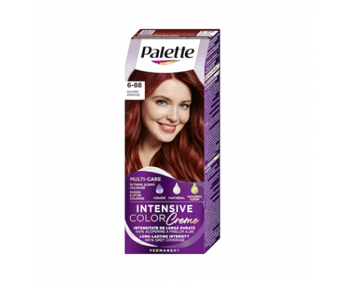 Боя за коса Палете Интензив Калър Крийм 6-88 Наситено червен Боя за коса Палете Интензив Калър Крийм 6-88 Наситено червен