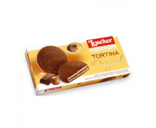 Бисквити Лоакер Тортина 125г Млечен Шоколад