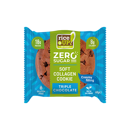 Бисквита Райс Ъп колаген 60г Троен шоколад