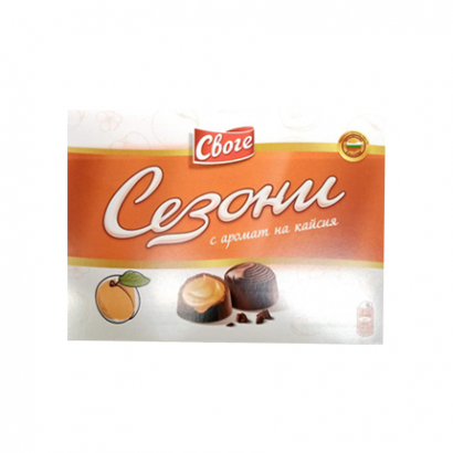 Шоколадови бонбони Сезони 160г Кайсия Шоколадови бонбони Сезони 160г Кайсия