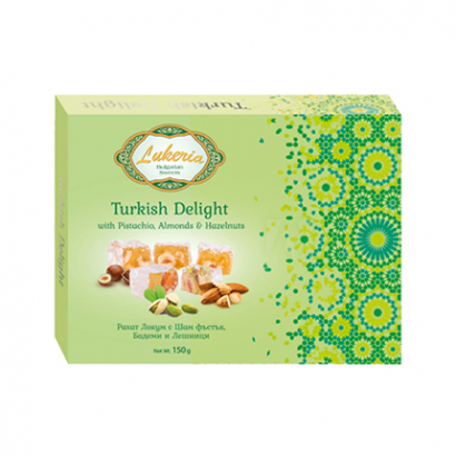Локум Лукерия 150г Шам фъстък, бадем и лешник