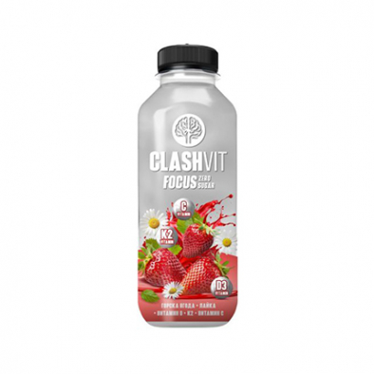 Витаминна вода Клашвит Фокус 475мл Ягода и лайка
