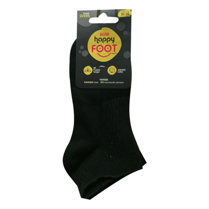 Чорапи Хепи къс конч жакард