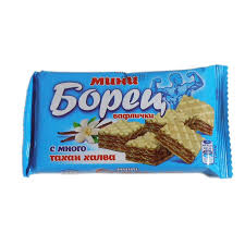 Мини вафлички Борец 100г