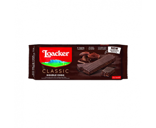 Вафли Лоакер 175г Двоен шоколад Вафли Лоакер 175г Двоен шоколад