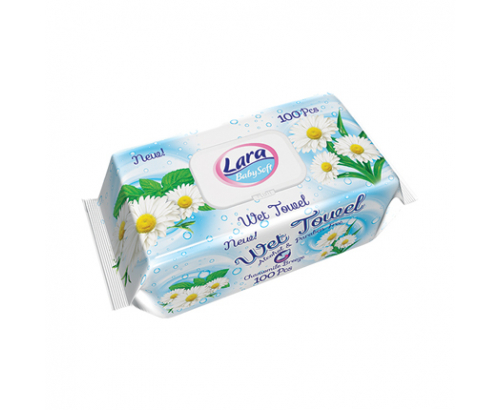 Влажни кърпи Лара 100бр Лайка Влажни кърпи Лара 100бр Лайка