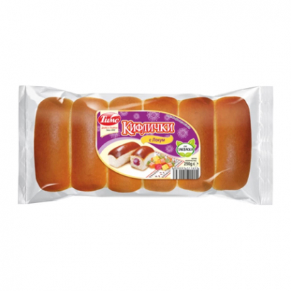 Козуначени кифлички Тимс 250г Локум и сусам