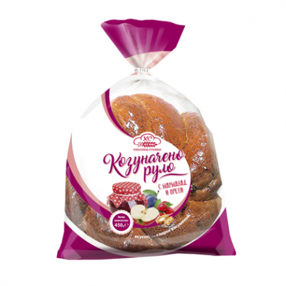 Козуначено руло Стражица 450г С мармалад и орехи