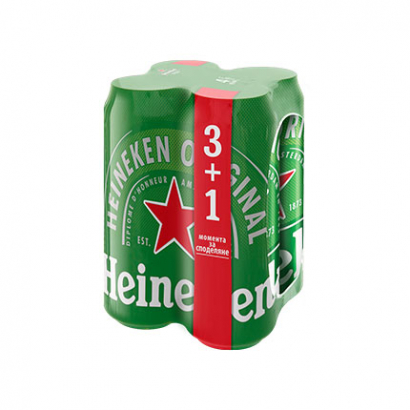 Бира Хайнекен 4х500мл кен Мултипак