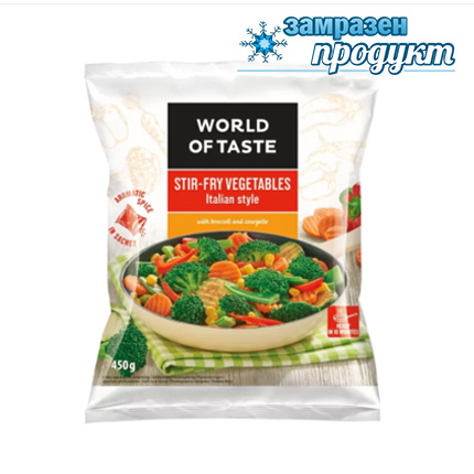 Микс за тиган по италиански Уърлд ъф Тейст 450г