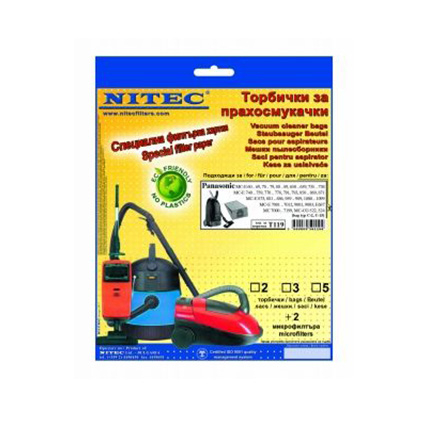 Торбичка за прахосмукачка Нитек Т119