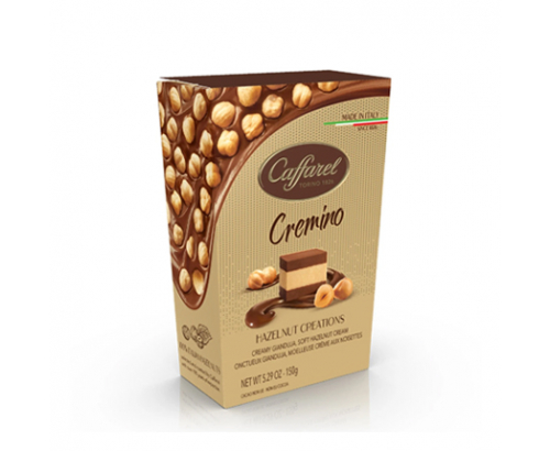 Шоколадови бонбони Корнет Кафарел 150г Кремино лешник Шоколадови бонбони Корнет Кафарел 150г Кремино лешник