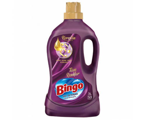 Гел за пране Бинго 3л Цветно пърпъл Гел за пране Бинго 3л Цветно пърпъл