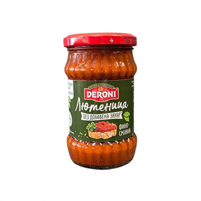 Лютеница Дерони 250г Финосмляна без захар