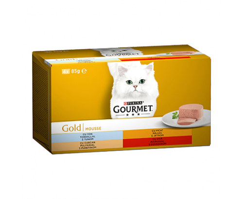 Храна за котки Гурме Голд 4х85г Пастет Асорти Храна за котки Гурме Голд 4х85г Пастет Асорти