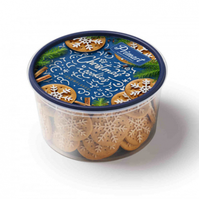 Бисквити Примарт 300г Коледни снежинки