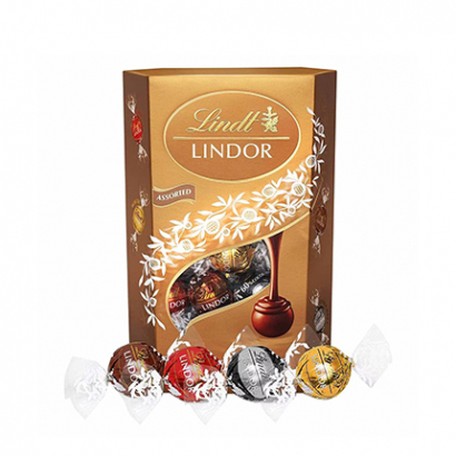 Шоколадови бонбони Линдт Корнет 337г 27бр Асорти