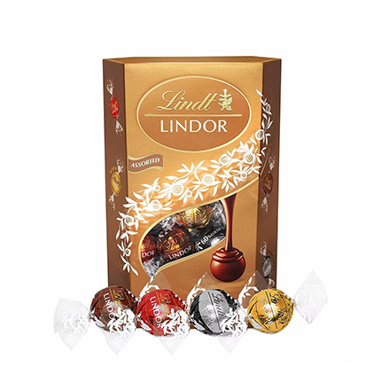 Шоколадови бонбони Линдт Корнет 337г 27бр Асорти