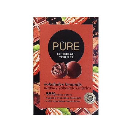 Шоколадови бонбони трюфели Пюр 148г Брауни