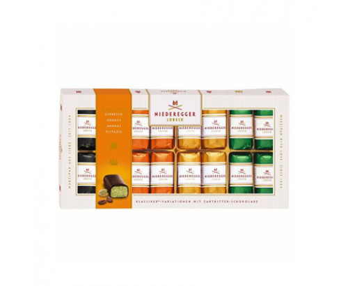 Шоколадови бонбони марципан Нидерегер 200г Тъмен шоколад, шам фъстък, ананас Шоколадови бонбони марципан Нидерегер 200г Тъмен шоколад, шам фъстък, ананас