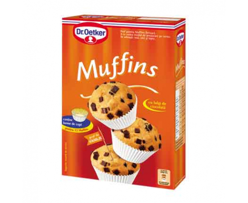 Смес за ванилови мъфини с парченца шоколад Д-р Йоткер 340г Смес за ванилови мъфини с парченца шоколад Д-р Йоткер 340г