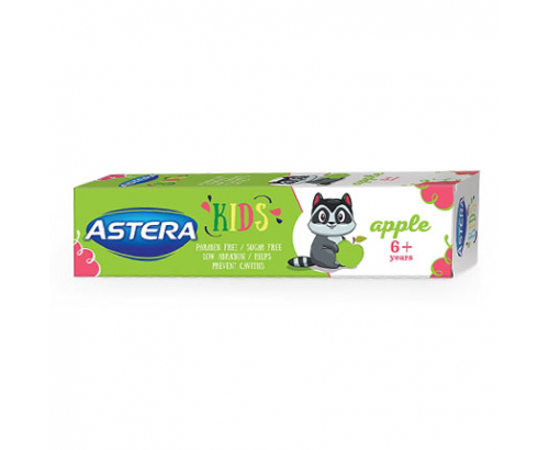 Паста за зъби Астера Кидс 50мл Ябълка Паста за зъби Астера Кидс 50мл Ябълка