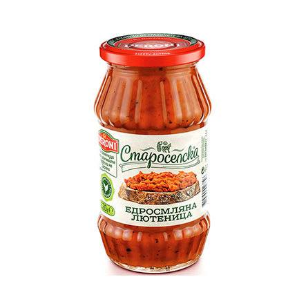 Староселска едросмляна лютеница Дерони 520г Староселска едросмляна лютеница Дерони 520г