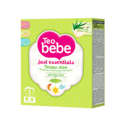 Прах за пране Тео Бебе 225г Алое вера