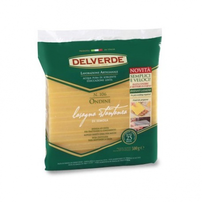 Кори за лазаня Делверде 500г Паста от твърда пшеница