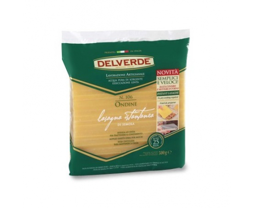 Кори за лазаня Делверде 500г Паста от твърда пшеница Кори за лазаня Делверде 500г Паста от твърда пшеница