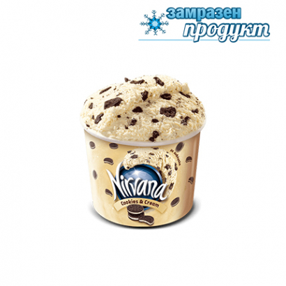 Сладолед Нирвана 136г Бисквита