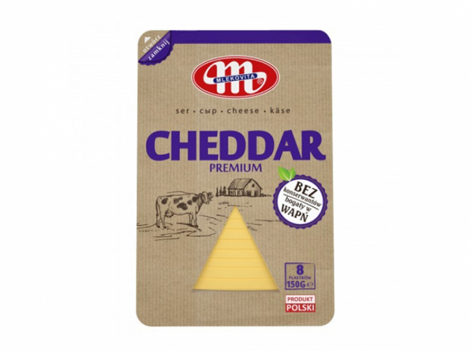 Чедър Млековита 150г Слайс