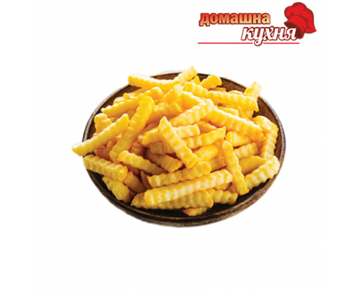 Пържени вълнообразни картофи Пържени вълнообразни картофи