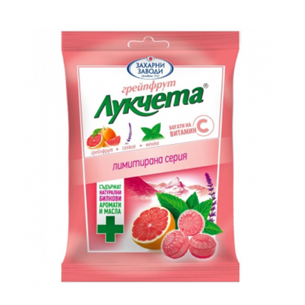 Бонбони Лукчета 75г Грейпфрут