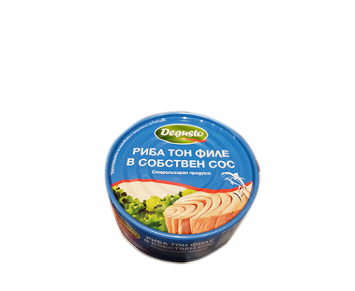 Риба тон Дегусто 160г Филе в собствен сос Риба тон Дегусто 160г Филе в собствен сос