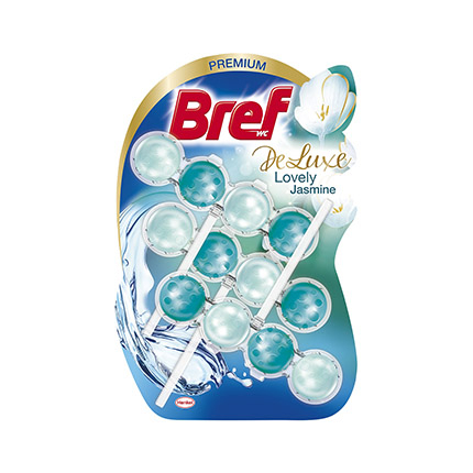 Ароматизатор за тоалетна Бреф 3х50г Делукс Ароматизатор за тоалетна Бреф 3х50г Делукс