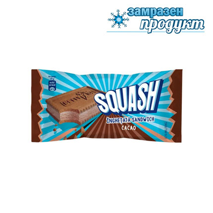 Сладолед Скуош сандвич 170мл Какао
