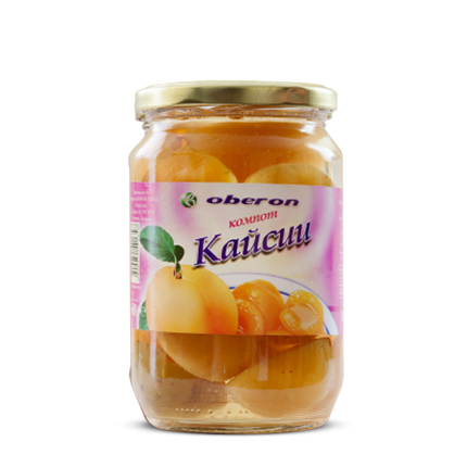 Компот Оберон 680г Кайсия