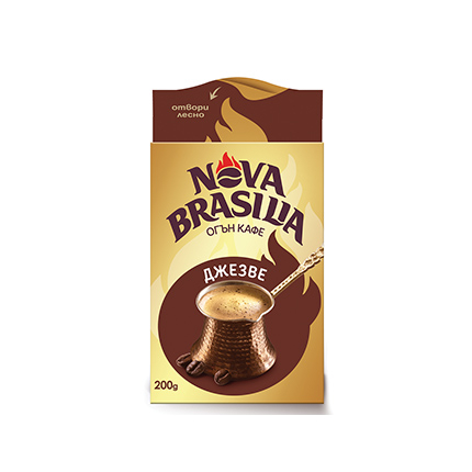 Мляно кафе Нова Бразилия 200г Джезве Мляно кафе Нова Бразилия 200г Джезве