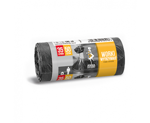 Торби за смет Ана Зарадна 35л 50бр Торби за смет Ана Зарадна 35л 50бр