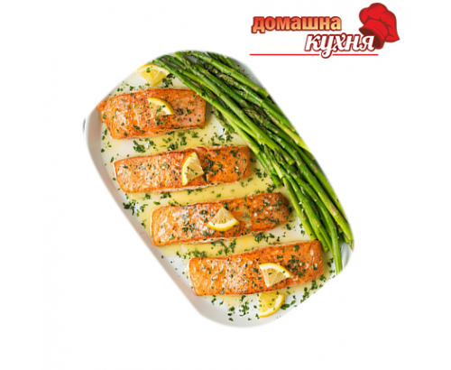 Сьомга с лимонов сок Сьомга с лимонов сок