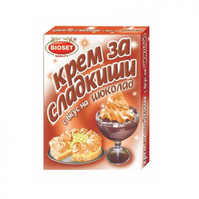 Крем за сладкиши Биосет 50г Шоколад