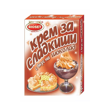 Крем за сладкиши Биосет 50г Шоколад