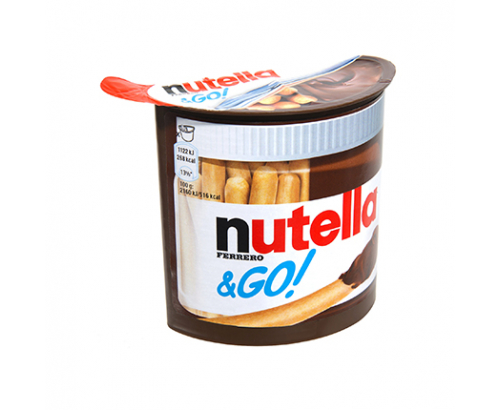 Лешников крем Нутела енд Гоу 52г Със солети Лешников крем Нутела енд Гоу 52г Със солети